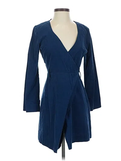 Pre-owned Intermix Cocktail Dress In Blue