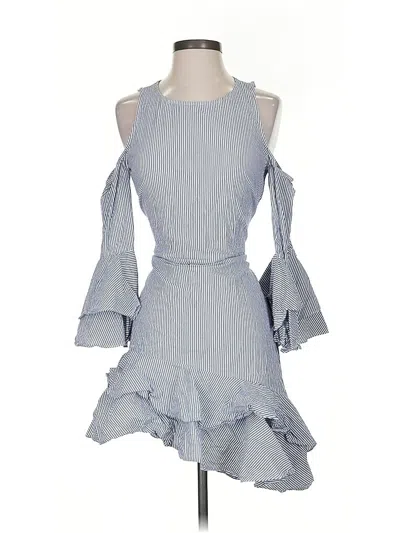 Pre-owned Intermix Cocktail Dress In Blue