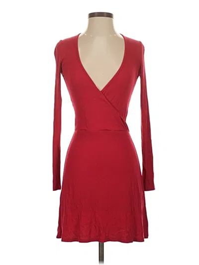 Pre-owned Intermix Cocktail Dress In Burgundy