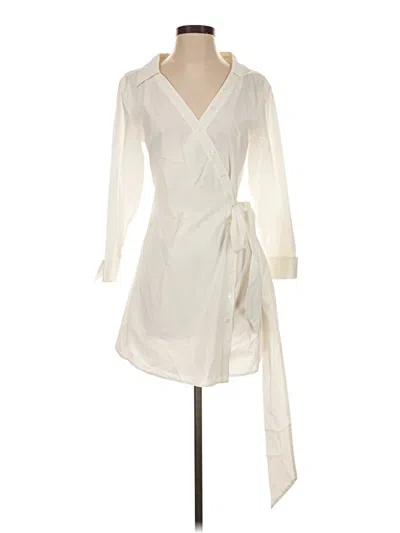 Pre-owned Intermix Cocktail Dress In Ivory