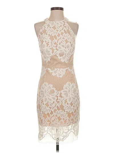 Pre-owned Intermix Cocktail Dress In White