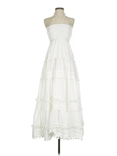 Pre-owned Intermix Cocktail Dress In White