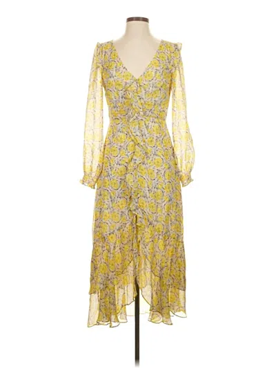 Pre-owned Intermix Cocktail Dress In Yellow