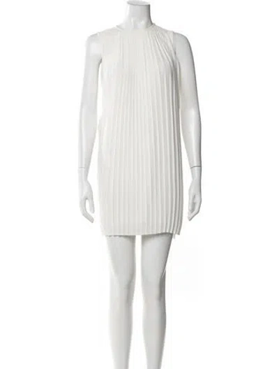 Pre-owned Intermix Crew Neck Mini Dress In Multi