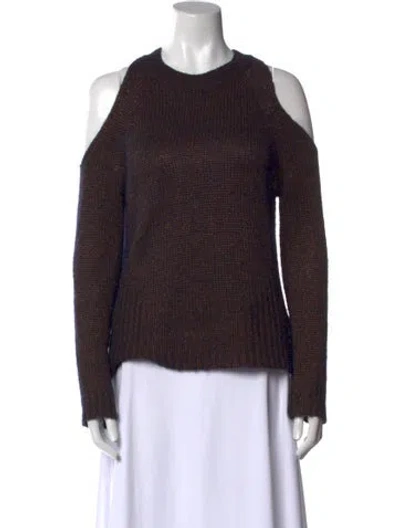 Pre-owned Intermix Crew Neck Sweater In Blue