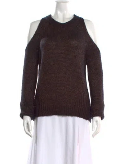 Pre-owned Intermix Crew Neck Sweater In Blue