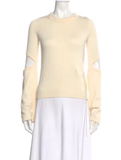 Pre-owned Intermix Crew Neck Sweater In Neutral