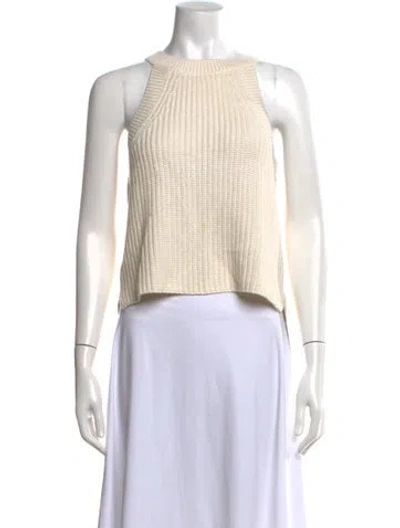 Pre-owned Intermix Crew Neck Sweater In Neutral