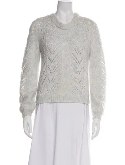Pre-owned Intermix Crew Neck Sweater In Neutrals