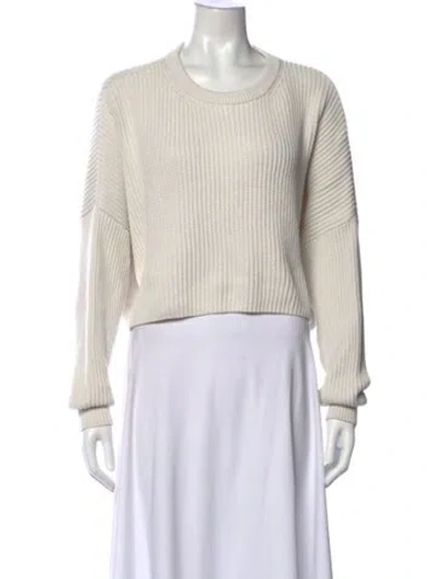 Pre-owned Intermix Crew Neck Sweater In Neutrals