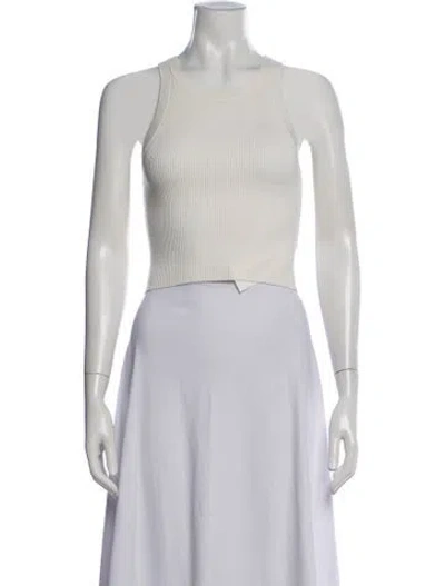 Pre-owned Intermix Crew Neck Sweater In Neutrals