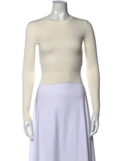 Pre-owned Intermix Crew Neck Sweater In Neutrals