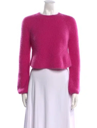 Pre-owned Intermix Crew Neck Sweater In Pink