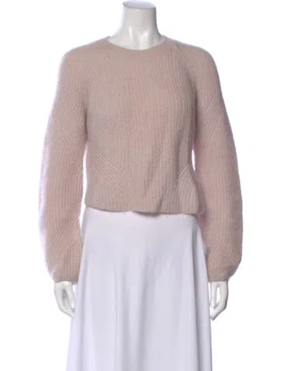 Pre-owned Intermix Crew Neck Sweater In Pink