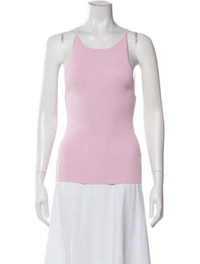 Pre-owned Intermix Crew Neck Sweater In Pink