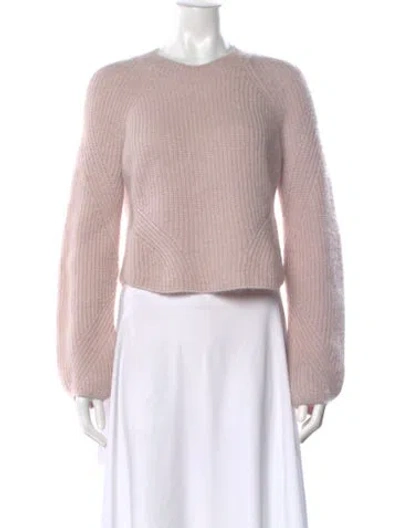 Pre-owned Intermix Crew Neck Sweater In Pink