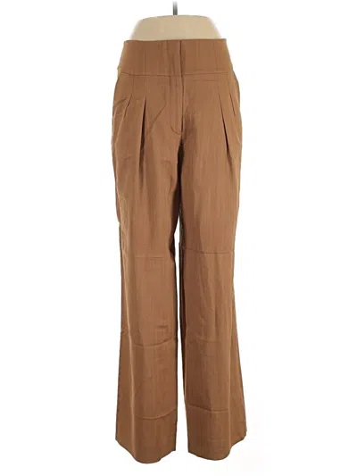 Pre-owned Intermix Dress Pants In Brown