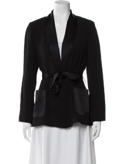 Pre-owned Intermix Evening Jacket In Black