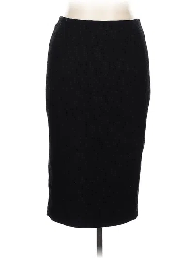 Pre-owned Intermix Formal Skirt In Black
