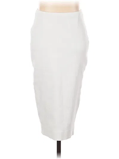 Pre-owned Intermix Formal Skirt In Ivory