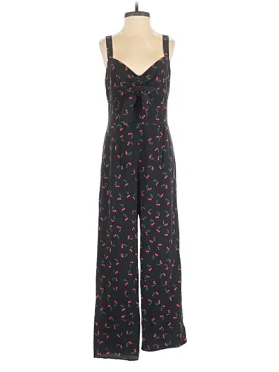 Pre-owned Intermix Jumpsuit In Black