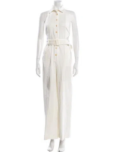 Pre-owned Intermix Jumpsuit In Neutral