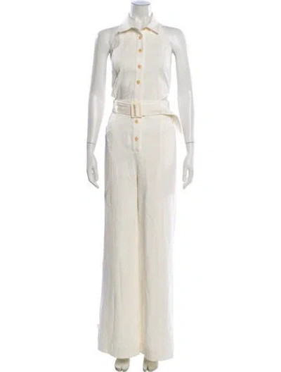 Pre-owned Intermix Jumpsuit In Neutral