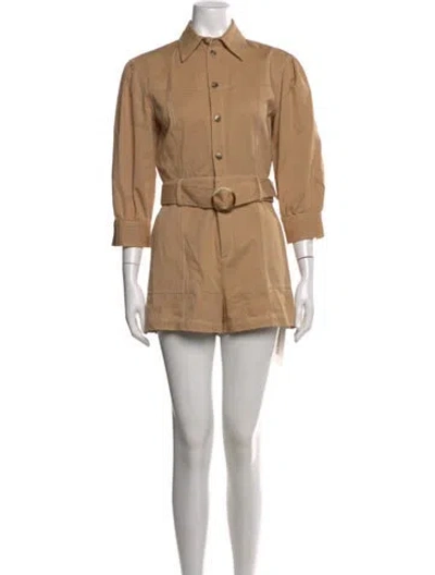 Pre-owned Intermix Jumpsuit In Neutral