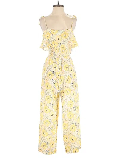 Pre-owned Intermix Jumpsuit In Yellow