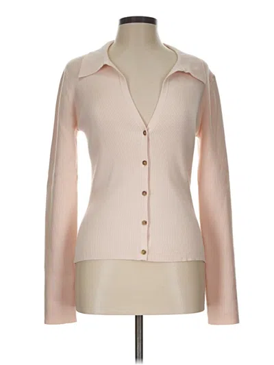 Pre-owned Intermix Long Sleeve Blouse In Ivory