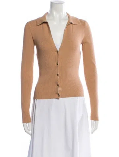 Pre-owned Intermix Long Sleeve Top In Neutral