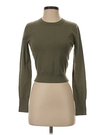 Pre-owned Intermix Long Sleeve T-shirt In Green
