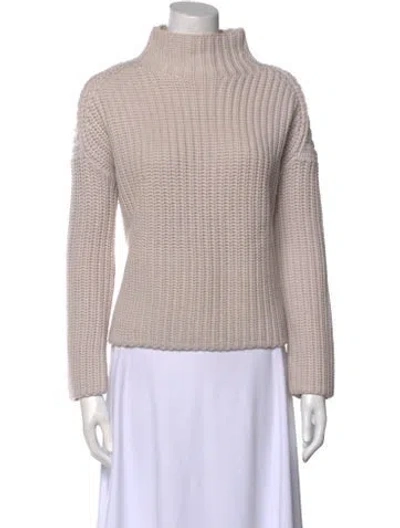 Pre-owned Intermix Merino Wool Turtleneck Sweater In Multi