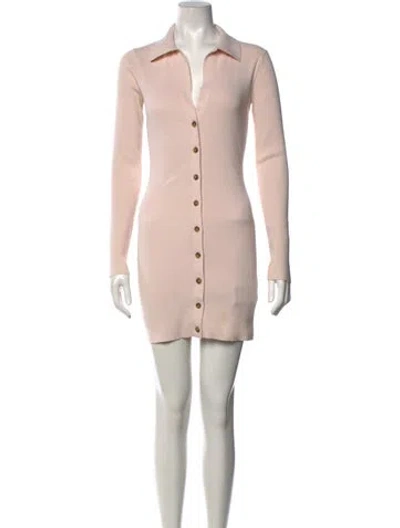 Pre-owned Intermix Mini Dress In Pink