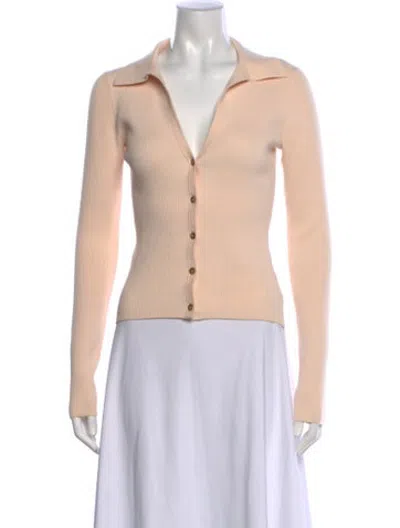 Pre-owned Intermix Open Front Sweater In Neutrals