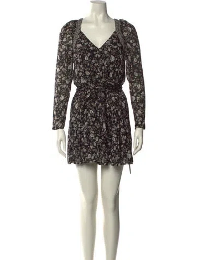 Pre-owned Intermix Printed Mini Dress W/ Tags In Multi
