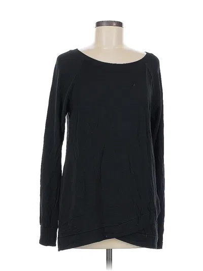 Pre-owned Intermix Pullover Sweater In Black
