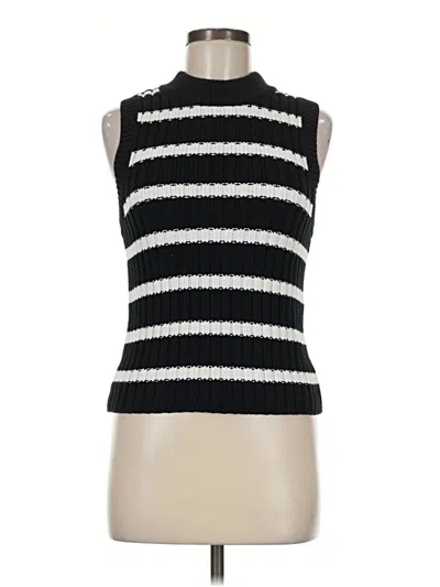 Pre-owned Intermix Pullover Sweater In Black