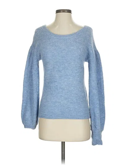 Pre-owned Intermix Pullover Sweater In Blue