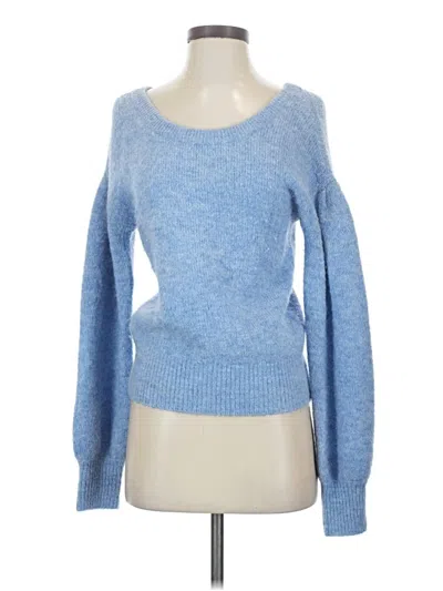 Pre-owned Intermix Pullover Sweater In Blue