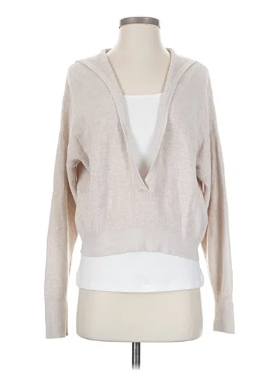 Pre-owned Intermix Pullover Sweater In Brown