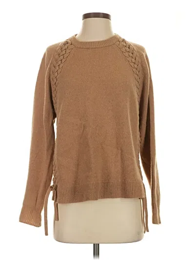 Pre-owned Intermix Pullover Sweater In Brown