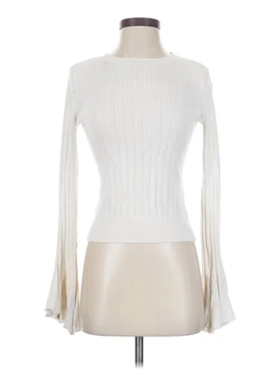 Pre-owned Intermix Pullover Sweater In Ivory