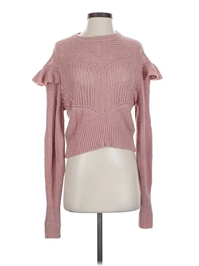 Pre-owned Intermix Pullover Sweater In Pink