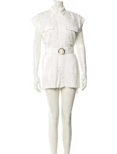 Pre-owned Intermix Romper In Neutral