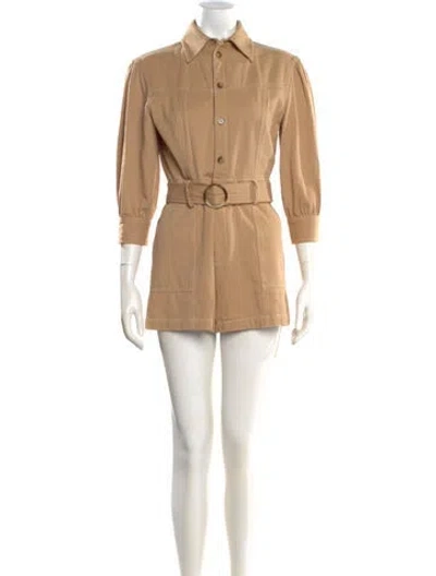 Pre-owned Intermix Romper In Neutral