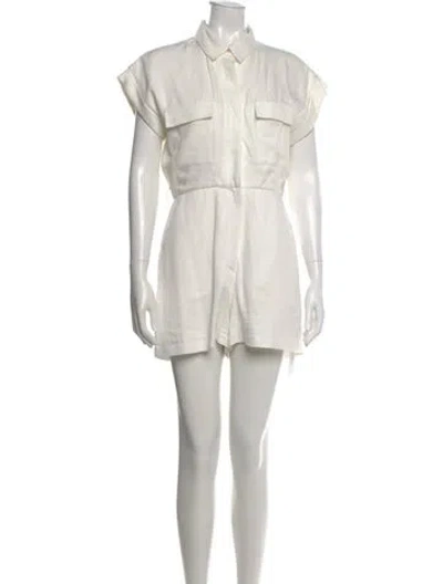 Pre-owned Intermix Romper In Neutral