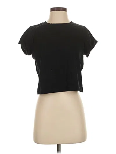 Pre-owned Intermix Short Sleeve T-shirt In Black