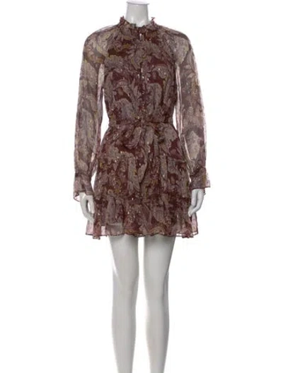 Pre-owned Intermix Silk Mini Dress