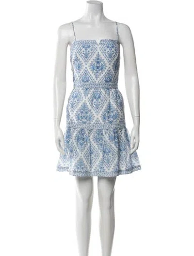 Pre-owned Intermix Silk Mini Dress W/ Tags In White
